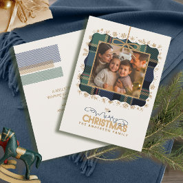 Tartan Trim Christmas One Fotobericht ID1141B Feestdagenkaart