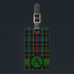 Tartan Twist Bagagelabel<br><div class="desc">Op de voorkant. Etiket op de achterkant. Voeg jouw naam,  adres en telefoonnummer toe. U kunt er zeker van zijn dat niemand anders in het vliegtuig dit label zal hebben... uniek!</div>