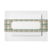 Tartan Uitnodigingen Wikkel (Voorkant Voorbeeld)