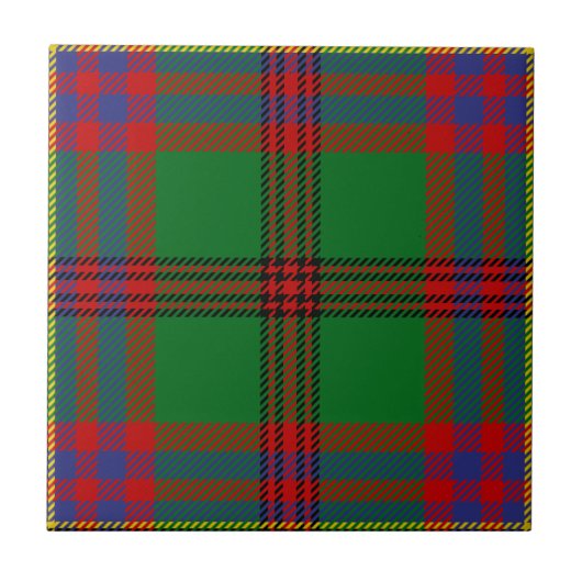 Tartan van de kelk tegeltje (Voorkant)