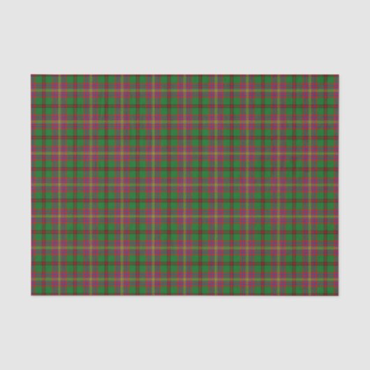 Tartan van de kelk tissuepapier (Voorkant)