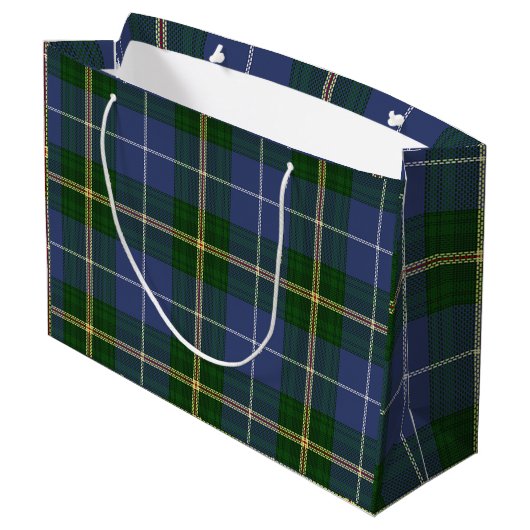 Tartan van Nova Scotia Groot Cadeauzakje (Achterkant Gekanteld)