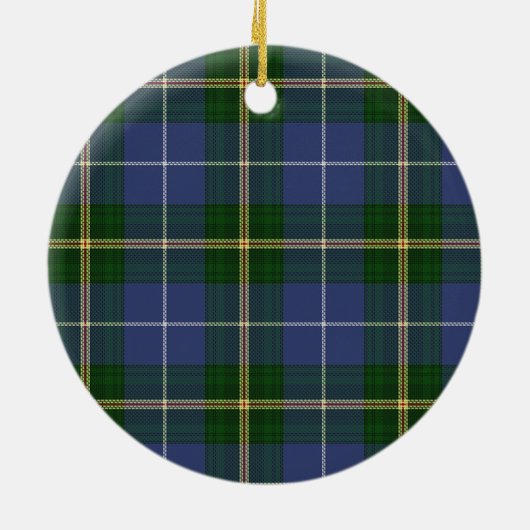 Tartan van Nova Scotia Keramisch Ornament (Achterkant)