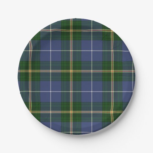 Tartan van Nova Scotia Papieren Bordje (Voorkant)