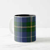 Tartan van Nova Scotia Tweekleurige Koffiemok (Voorkant links)