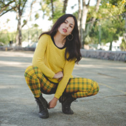 Tartan van Saskatchewan Amber Green Leggings