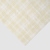 Tartan - Verschillende tinten pastelgeel Tissuepapier (Detail)