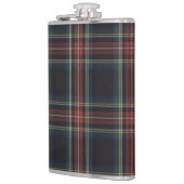 Tartan Vinyl Wrapped Flask, 8 oz. Heupfles (Links)