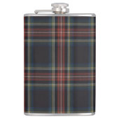 Tartan Vinyl Wrapped Flask, 8 oz. Heupfles (Voorkant)