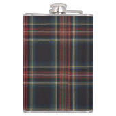 Tartan Vinyl Wrapped Flask, 8 oz. Heupfles (Achterkant)