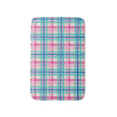 Tartan, vlakpatroon badmat (Voorkant Verticaal)