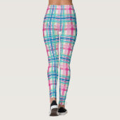 Tartan, vlakpatroon leggings (Achterkant)