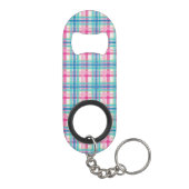 Tartan, vlakpatroon mini flessenopener (Achterkant)