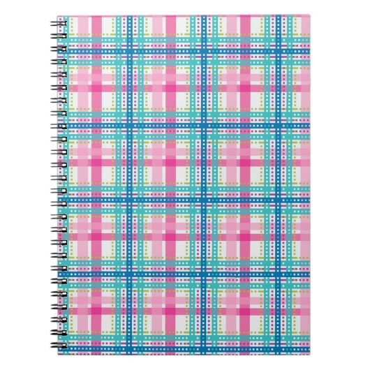 Tartan, vlakpatroon notitieboek (Voorkant)