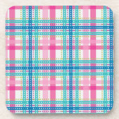 Tartan, vlakpatroon onderzetter (Voorkant)