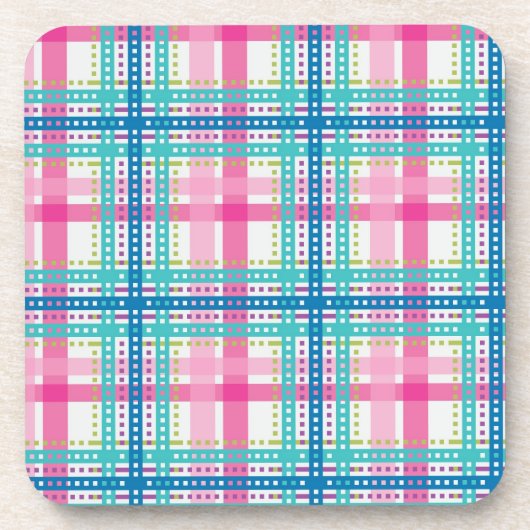 Tartan, vlakpatroon onderzetter (Voorkant)