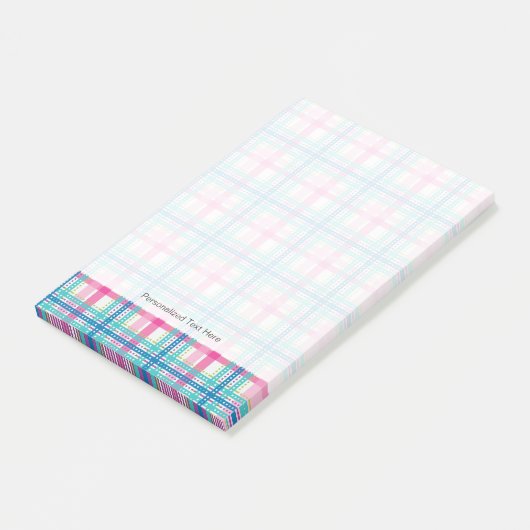Tartan, vlakpatroon post-it® notes (Schuin)