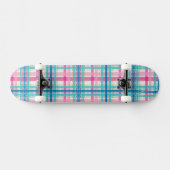 Tartan, vlakpatroon skateboard (Horizontaal)
