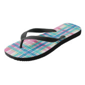 Tartan, vlakpatroon teenslippers (Schuin)