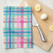 Tartan, vlakpatroon theedoek (Quarter Fold)