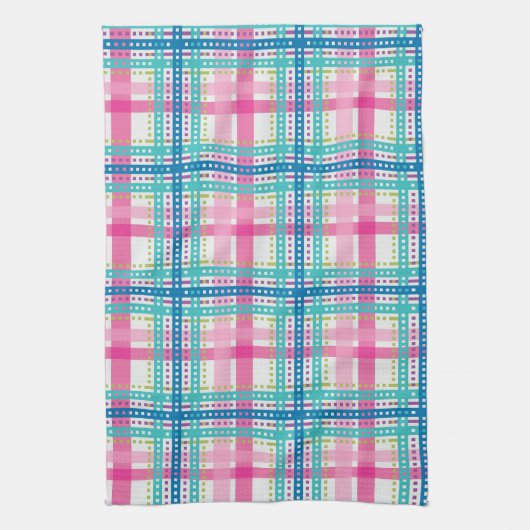 Tartan, vlakpatroon theedoek (Verticaal)