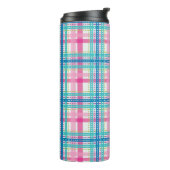 Tartan, vlakpatroon thermosbeker (Gedraaid links)