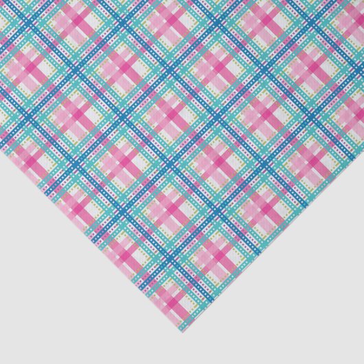 Tartan, vlakpatroon tissuepapier (Detail)