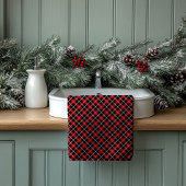 Tartan Welcome Towels Red Black Gift for Nesting Bad Handdoek