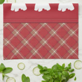 Tartan Westie liefhebbers Theedoek (Gevouwen)