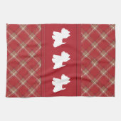 Tartan Westie liefhebbers Theedoek (Horizontaal)