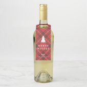 Tartan Wine Label (Op fles)