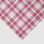 Tartan - Wit Rood Zwart Tissuepapier (Detail)
