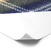 Tartan Woordrukbord zonder plugging Poster (Hoek)