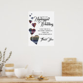 Tartan Woordrukbord zonder plugging Poster (Keuken)