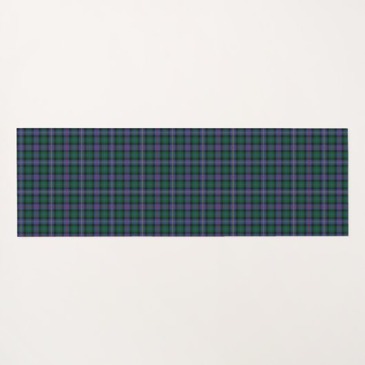 Tartan Yoga Mat w/out uw initiaal(s) of naam (Achterkant (horizontaal))