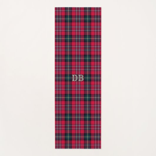 Tartan Yoga Mat w/out uw initiaal(s) of naam (Voorkant)