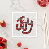 Tartan zet de witte baars op groen servet (Insitu)