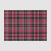 Tartan - Zwart Rood Wit Tissuepapier (Voorkant)