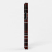 Tartan - zwart Russet Red en uit wit Case-Mate iPhone Case (Achterkant/rechts)
