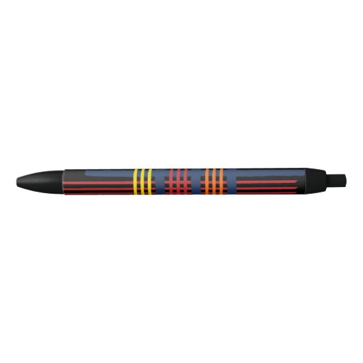 Tartan Zwarte Inkt Pen (Voorkant)