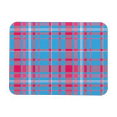 Tartanblauw en rood magneet (Horizontaal)