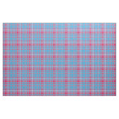 Tartanblauw en rood stof (Yard (91,4 cm))