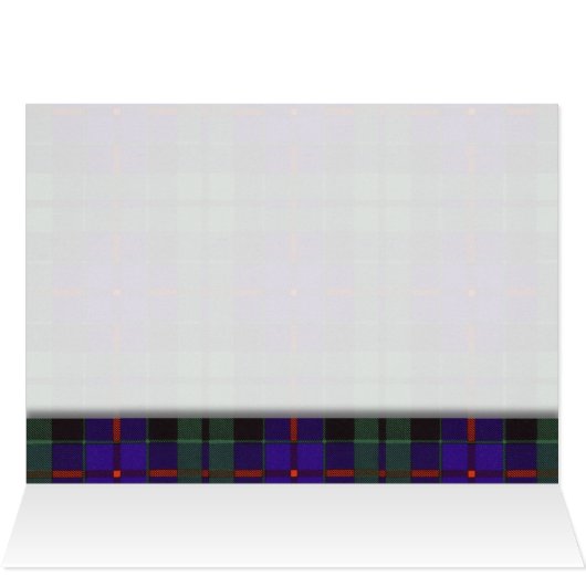 Tartanetabelnummerkaart - Morrison (Binnen Horizontaal (Boven))