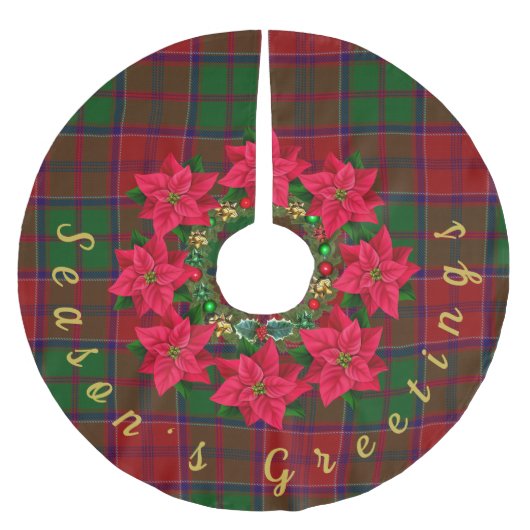 Tartanjekletsesjezetmeel Kerstboom Rok (Voorkant)