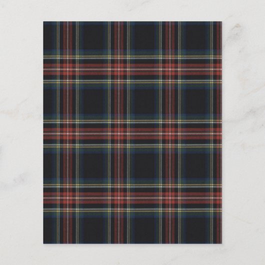 Tartanpapierblad (Achterkant)