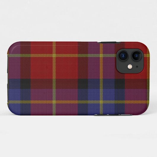 Tartanpatroon Case-Mate iPhone Case (Achterkant (horizontaal))