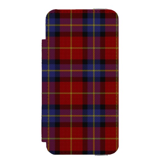 Tartanpatroon Incipio iPhone Portemonnee Hoesje (Voorkant Agenda)