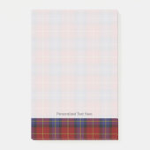 Tartanpatroon Post-it® Notes (Voorkant)