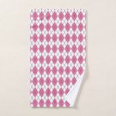 Tartanpatroon Roze 70s Bad Handdoek (Handdoek)