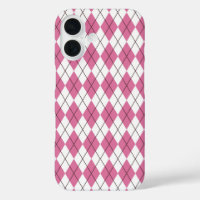Tartanpatroon Roze Jaren 70